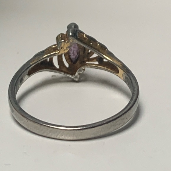 💜 3 for $50 Vintage size 9 silver plated ring - Picture 4 of 7